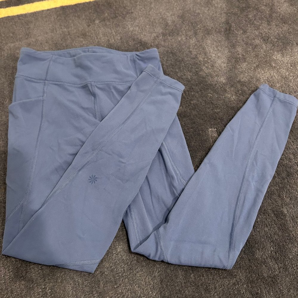 Athleta Girls Blue Leggings